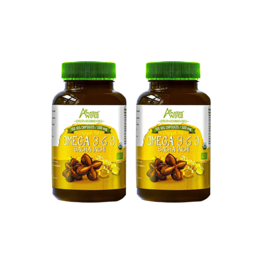Omega 3 6 9 Sacha Inchi pack 2 frascos